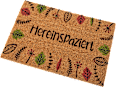Fußmatte "Hereinspaziert" (60 cm) BOLTZE
