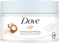 Cremedusche Peeling Macademia & Reismlich Dove