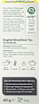 Schwarzer Tee "English Breakfast" (20 Beutel) LEBENSBAUM