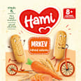 dětské sušenky s příchutí mrkve Hami