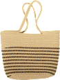 Strohtasche in beige keine Marke