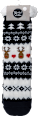 Kuschelsocken schwarz Rentier keine Marke