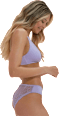 Periodenunterwäsche Spitze Brief lila, Gr. M snuggs