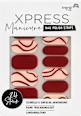 Naklejki na paznokcie Xpress Manicure Nail Polish Strips Red Swirl 043 trend !t up