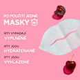 vyplňující textilní maska na rty třešeň & panthenol GARNIER SKIN NATURALS
