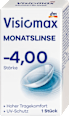 Mesačné kontaktné šošovky, dioptria -4,00 Visiomax