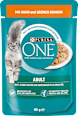 Nassfutter Katze mit Huhn & grünen Bohnen in Soße PURINA ONE