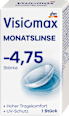 Mesečna kontaktna leča, dioptrija -4,75 visiomax