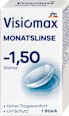 Mesačné kontaktné šošovky, dioptria -1,50 Visiomax