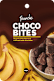 Banane deshidratate învelite în ciocolată fruandes