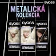 Farba na vlasy Metallic Collection Permanent Color - 12-53 perleťovo platinový syoss
