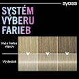 Farba na vlasy Metallic Collection Permanent Color - 12-53 perleťovo platinový syoss