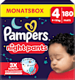 Baby Pants night Gr. 4 (9-15 kg) Monatsbox Pampers night pants