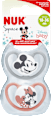 Schnuller Space Mickey grau/rot 18-36 Monate NUK