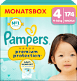Windeln Premium Protection Gr. 4 Maxi (9-14 kg), Monatsbox Pampers