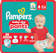Windeln Baby Pants Baby Dry Gr. 4 Maxi (9-15 kg) Pampers