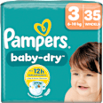 Windeln Baby Dry Gr. 3 Midi (6-10 kg)  Pampers baby-dry