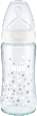 Babyflasche aus Glas First Choice, weiß, 0-6 Monate, 240 ml  NUK