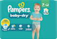 Windeln Baby Dry Gr. 7 XL (15+ kg) Pampers