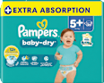 Windeln Baby Dry Gr. 5+ Junior+ (12-17 kg) Pampers baby-dry