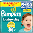 Windeln Baby Dry Gr. 5+ Junior Plus (12-17 kg), Big Pack Pampers