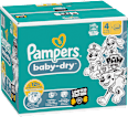 Windeln Baby Dry Gr.4 (9-14 kg) Limited Edition Paw Patrol, Monatsbox Pampers