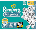 Windeln Baby Dry Gr.4 (9-14 kg) Limited Edition Paw Patrol, Monatsbox Pampers
