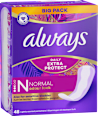 Slipeinlagen Daily Extra Protect Normal, Big Pack always