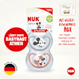 Schnuller Space Disney Silikon, grau/terrakotta, 18-36 Monate  NUK