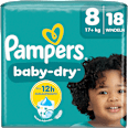 Windeln Baby Dry Gr. 8 XL (17+ kg) Pampers baby-dry