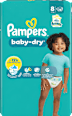 Windeln Baby Dry Gr. 8 XL (17+ kg) Pampers baby-dry