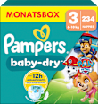 Windeln Baby Dry Gr.3 (6-10 kg) Paw Patrol, Monatsbox Pampers
