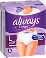 discreet Pants Inkontinenz Plus Gr. L, Vorteilspack (4x8 St) always