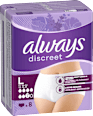 discreet Pants Inkontinenz Plus Gr. L, Vorteilspack (4x8 St) always