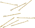 Haarschieber lang Gold-Optik ebelin