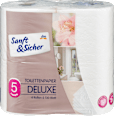 Toilettenpapier Deluxe 5-lagig (4x130 Blatt) Sanft&Sicher