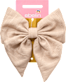 Patentspange Schleife, beige ebelin