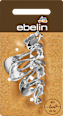 Haarklammer Silber-Optik Wellenform ebelin