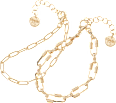 Armbänder Gliederketten, Gold-Optik ebelin