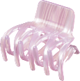 Haarklammer Acryl, flieder ebelin