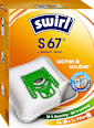 Staubsaugerbeutel  S67 EcoPor  Swirl