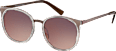 Metall-Sonnenbrille in Braun mit brauner Tönung SUNDANCE