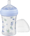 Biberon Premium 0-6 luni albastru babylove