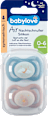 Suzetă de noapte silicon 0-6 luni babylove