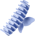 Haarklammer mit Schmetterling, blau ebelin