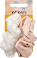 Scrunchies, rosa/weiß ebelin