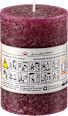 Kerze rustik 100/68  Pflaume Profissimo