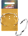 Armreif organische Form, Silber-Optik ebelin
