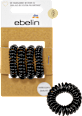 Haargummis Spirale klein schwarz ebelin