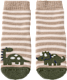 Stoppersocken mit Dino-Motiv, braun, Gr. 23/24 ALANA